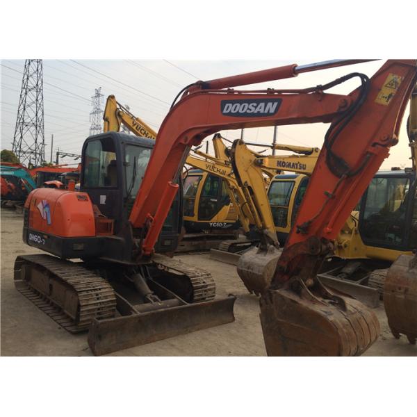 6 Ton Original Used Doosan DH60-7 Crawler Excavator With 0.09-0.2 m3 Bucket Capacity