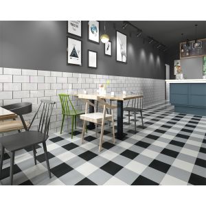 200x200mm Black White Grey Ceramic Rustic Floor Tile