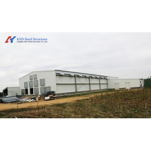 Customized Steel Poultry House for Layer Broiler Farming - Prefab Chicken Coop