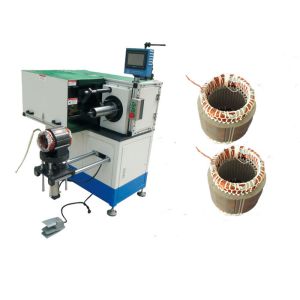 Electric Induction Motor Coil Winding Inserting Lacing Machine