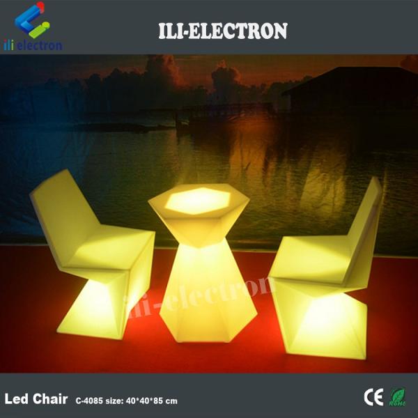 Plastic LED Glow Furniture Infarad Remote Control For Outdoor event