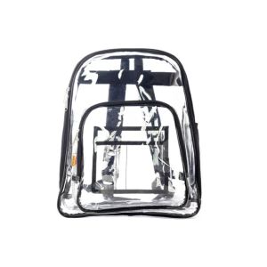 Transparent Clear PVC Business Casual Backpack Foldable For Travel