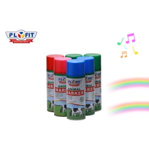 China PLYFIT 500ml Farm Animal Marking Paint Red / Green / Blue Livestock Marker Spray on sale
