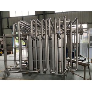 1000L Tubular UHT Milk Sterilizer Machine SUS304 Material