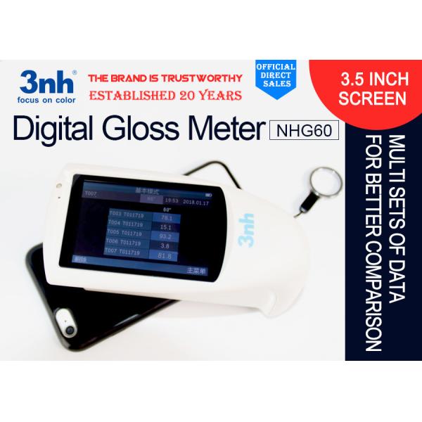 Buy NHG60 White Architectural coating Gloss Level Meter Digital Gloss Meter 60 Degree 9X15 Measuring Area at wholesale prices