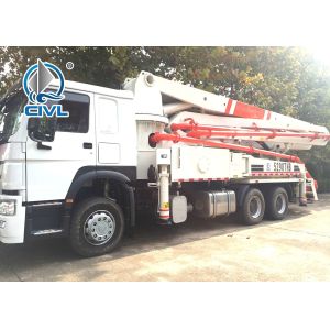 16m3 Cement Pump Truck 8850 × 2380 × 3500mm 180w 1700 / 3400mm Wheelbase