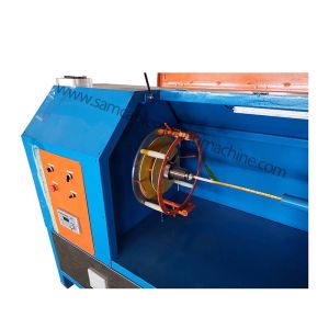 Full tracking service Vertical Double Layers Power Taping Machine wire and cable