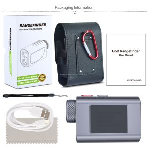 IP54 Protection Golf Rangefinder 600m Gray for Hunting and Outdoor Activities