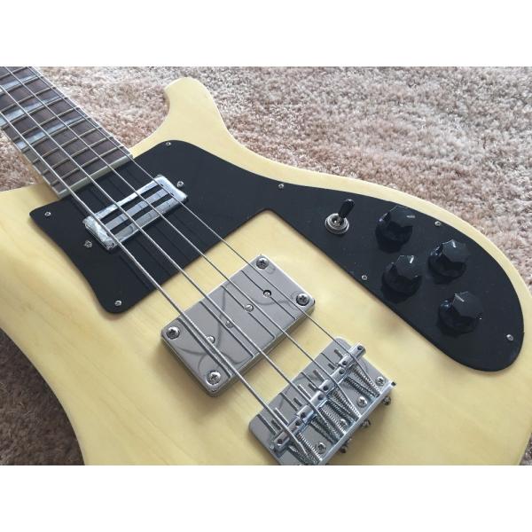 RIC BASS GUITAR 4003 Natural color set in neck Rosewood fingerboard shark inlay with custom bridges