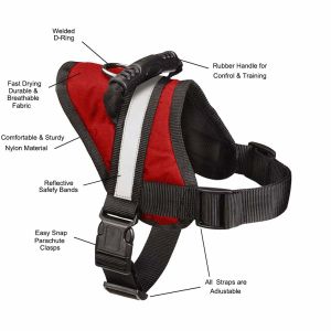 Nylon Dog Harness Double Control No Pull
