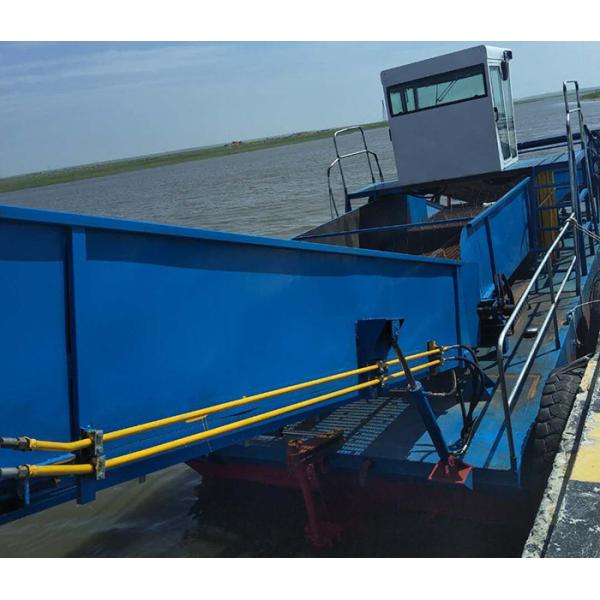 8 Cubic Capacity Lake Weed Cutter Machine For River Waterweed Reed Harvester