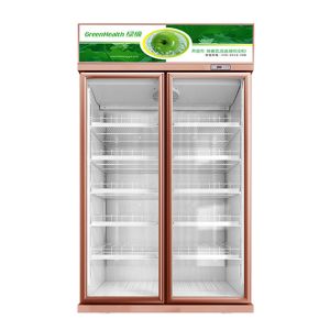 Two Glass Doors Economical Drinks Alcoholic Beverages Refrigerated Display