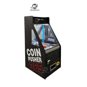 Amusement Wooden Arcade Coin Pusher Machines For Mall