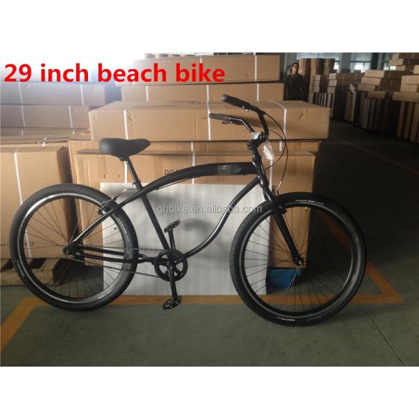 26 inch 3.0 tire fat tire men beach cruiser bike with Shimano 7 gear and disc brake