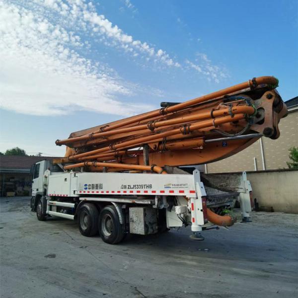 Custom Color Used Truck Concrete Pump , S Valve Putzmeister 42m Concrete Pump