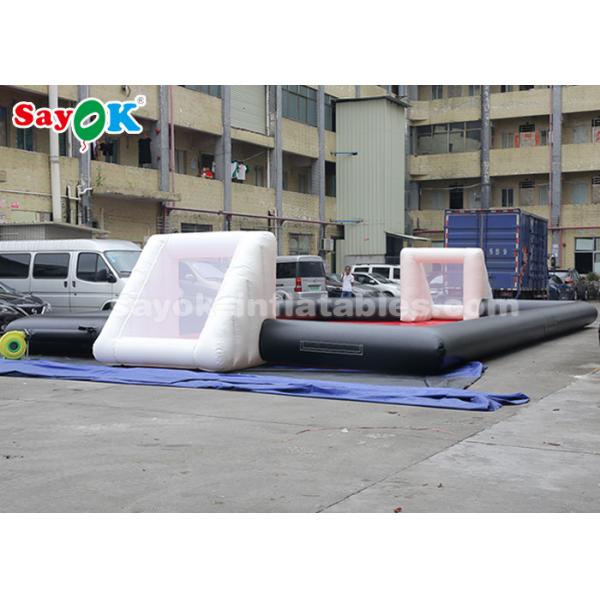 giant inflatable football 15*8m PVC Tarpaulin Inflatable Sports Games Inflatable Football Field