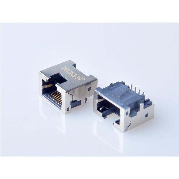 HULYN Very low profile, Shielded RJ45 Modular Jack, Through Hole Type, DIP,with LEDs，