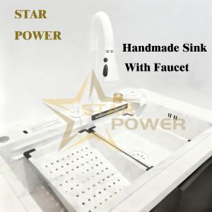 Handmade Brushed Precision-Polished 304/316 Stainless Steel Undermount Kitchen