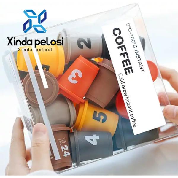 Refillable Dolce Coffee Capsule Set Scoop Brush Food Grade PP Soft Coffee Pods