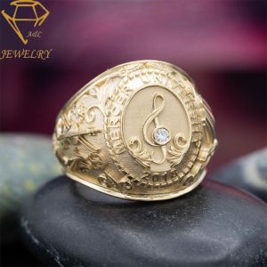 Women'S High School 925 Silver Customized Class Rings