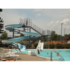 Amusement Park Children Games Equipment Small Playground Water Slide