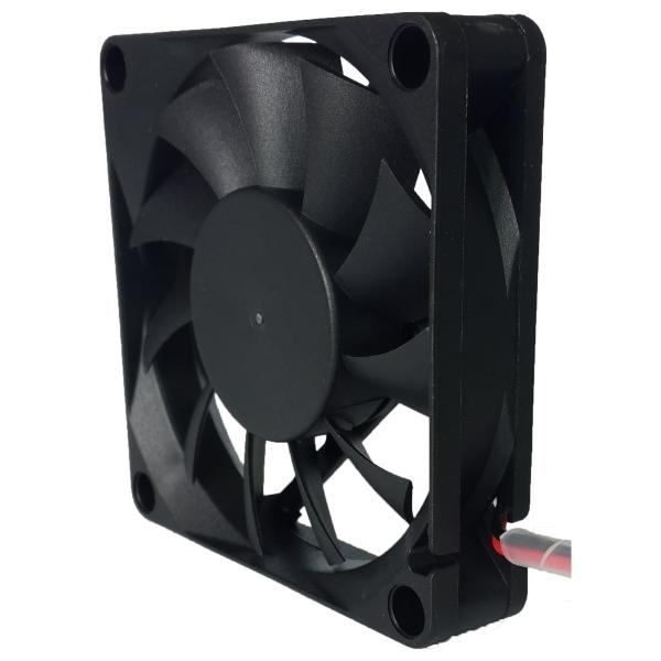 12V Computer Case Cooling Fans , 15mm Thick Cooling Fans For PC