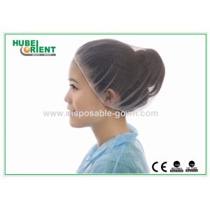 Black Nylon Hairnet Disposable Head Cap Comfortable Breathable Snood