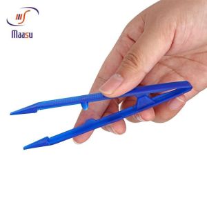 Quality Blue Plastic Disposable Tweezers 15.5cm Periodontal Tool for sale