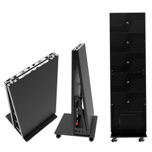 P0.7 LED Poster Display Die-casting Aluminum Cabinet 1x6 For Exhibitions