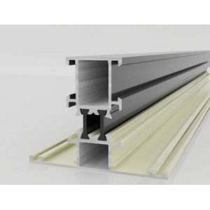 Anodized Aluminum Window Extrusion Profiles , Deep - Processing Aluminum Window Frame