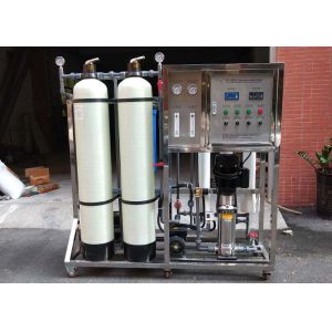Manual Operate RO Water Treatment System Brackish Energy Saving 500LPH
