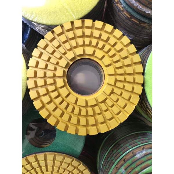 Flexible Copper Bond Transitional Polishing Pads for removing scratches behind metal bond tools