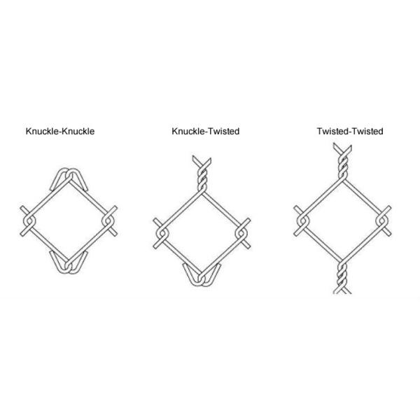 5 Ft Metallic Coatings Hot Dipped Galvanized Chain Link Fence Fabrics For Rural SGS Listed