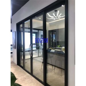 China 5mm 12A Glass AS2047 Aluminum Sliding Doors Powder Coating on sale