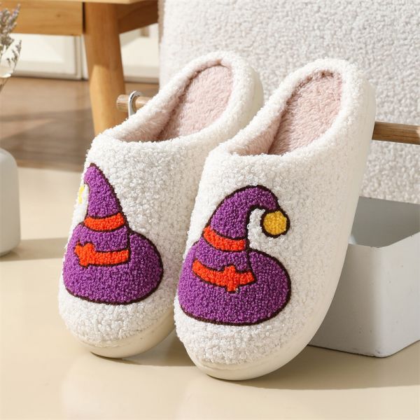 Custom Brand Womens Warm Slipper Comfy Memory Foam Holiday Slippers