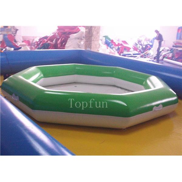 Family Use Inflatable Swimming Pools , PVC Tarpaulin Inflatable Hexagonal Water Pools