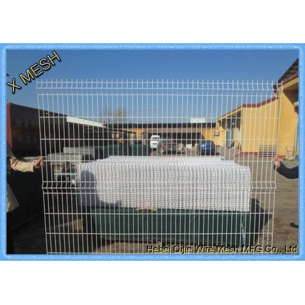 Buy 2V 3V 3D PVC Powder Coated Curved Metal Fence Welded Wire Mesh Fence 50*200mm at wholesale prices