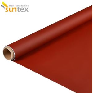 Heat Resistance 550C Silicone Coated Fiberglass Fabric high temperature