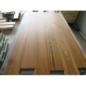 premium AB grade Burma Teak Engineered Wood Flooring with slight brushed surface
