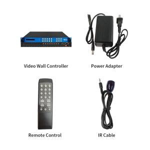 BIT-Ma-U1-MC0808 8x8 4K60 HDMI Matrix Switcher With Audio Extraction IR Control