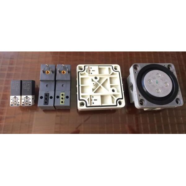 Black HNBR80 Solenoid Valve Seals High Frequency Resistant SMC Vacuum Ejectors Seals