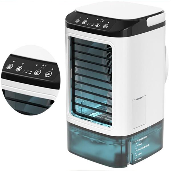 Portable Rechargeable Air Cooler Quiet Desk Cooling Fan for Home Office English Language