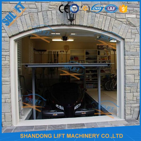 3T+3T 3M Double Deck Car Parking System , Double Platform Scissor Car Lift for Home Garage