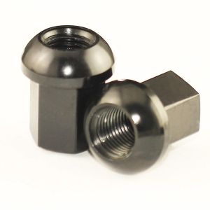 32MM M14x1.5 Black Aluminum Lug Nut for PORSCHE