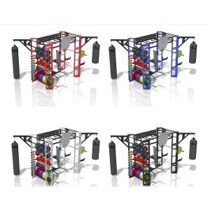 High Strength Steel 4FT Crossfit Training Rig Bodybuilding Functional Trainer