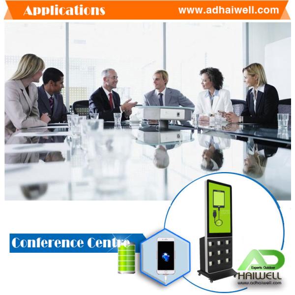 Mobile-charging-station-Application-for-conference-centre China Supplier Commercial Phone Mobile Charging Station Digital LCD Signage Kiosk