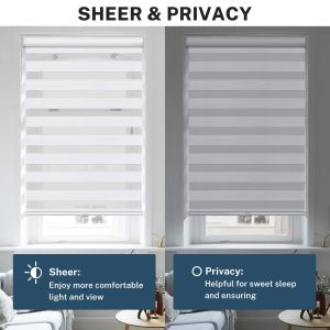 Customizable Modern Design Zebra Blinds Fabric for Exterior Installation Window