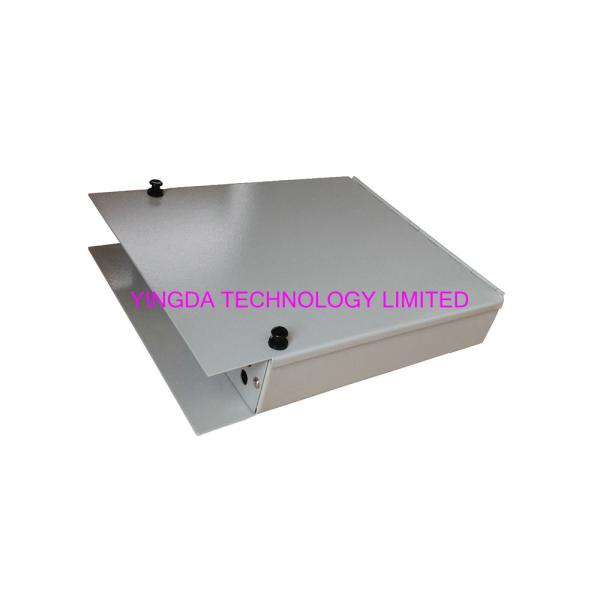 Indoor Floor Fiber Customer Terminal Box Metal Wall mount , ST Optical Distribution Box