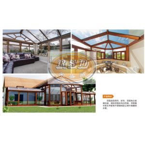 Modern Aluminum Glass Sunroom UV Resistant Indoor Outdoor