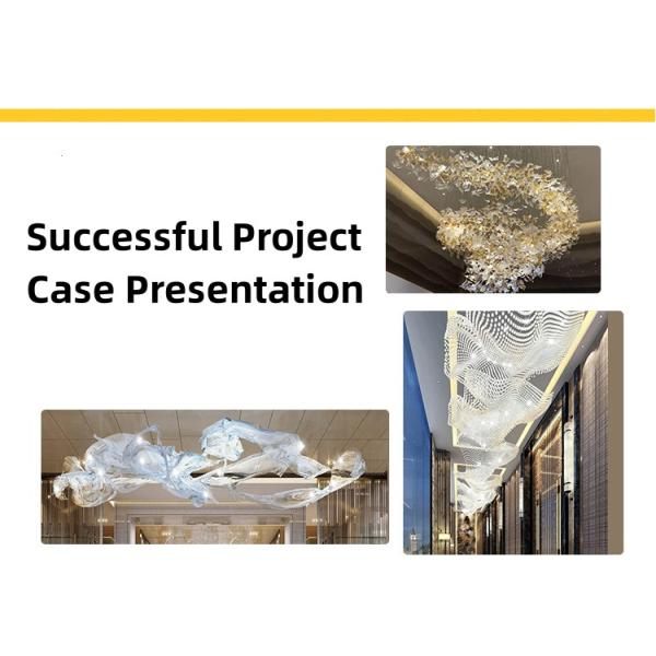 JYLIGHTING custom good price ceiling plate for pendant light large glass tile lighting Project customization for hotel